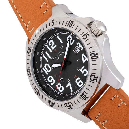 Elevon, Aviator Black Dial Men's Watch