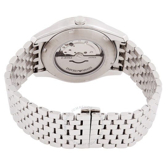 Emporio Armani, Automatic Silver Dial Men's Watch