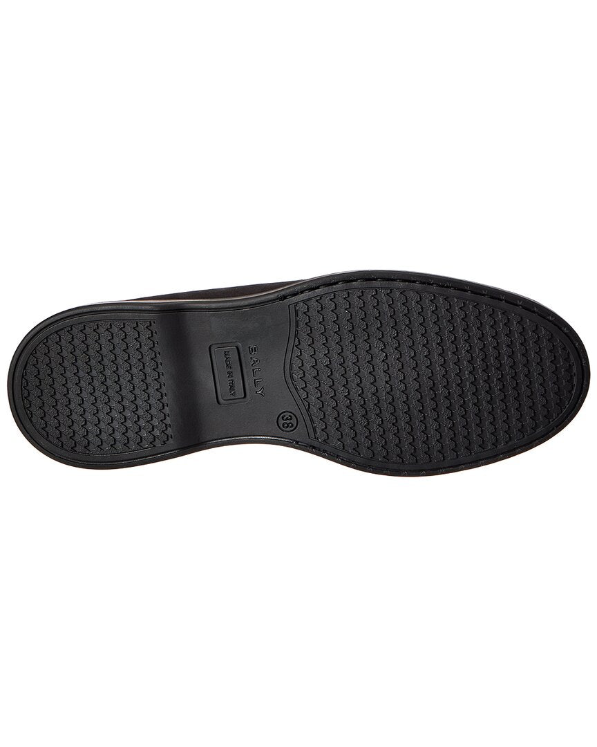 webby leather loafer