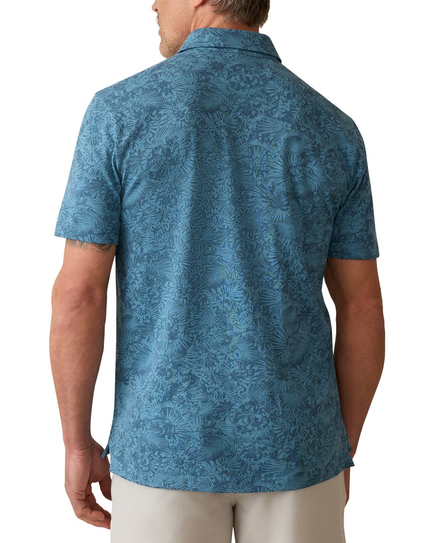 retreat printed polo