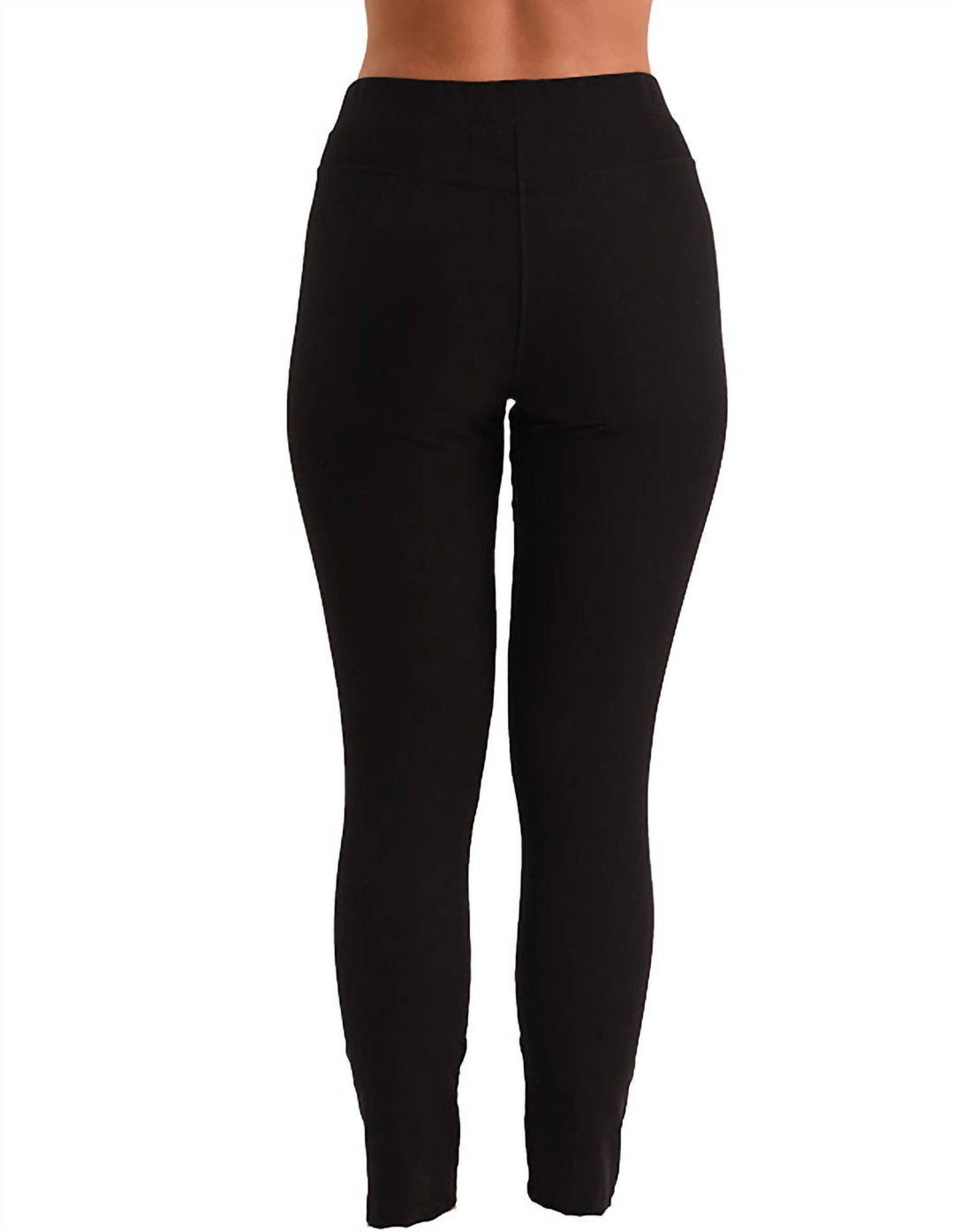 mid rise jegging in black