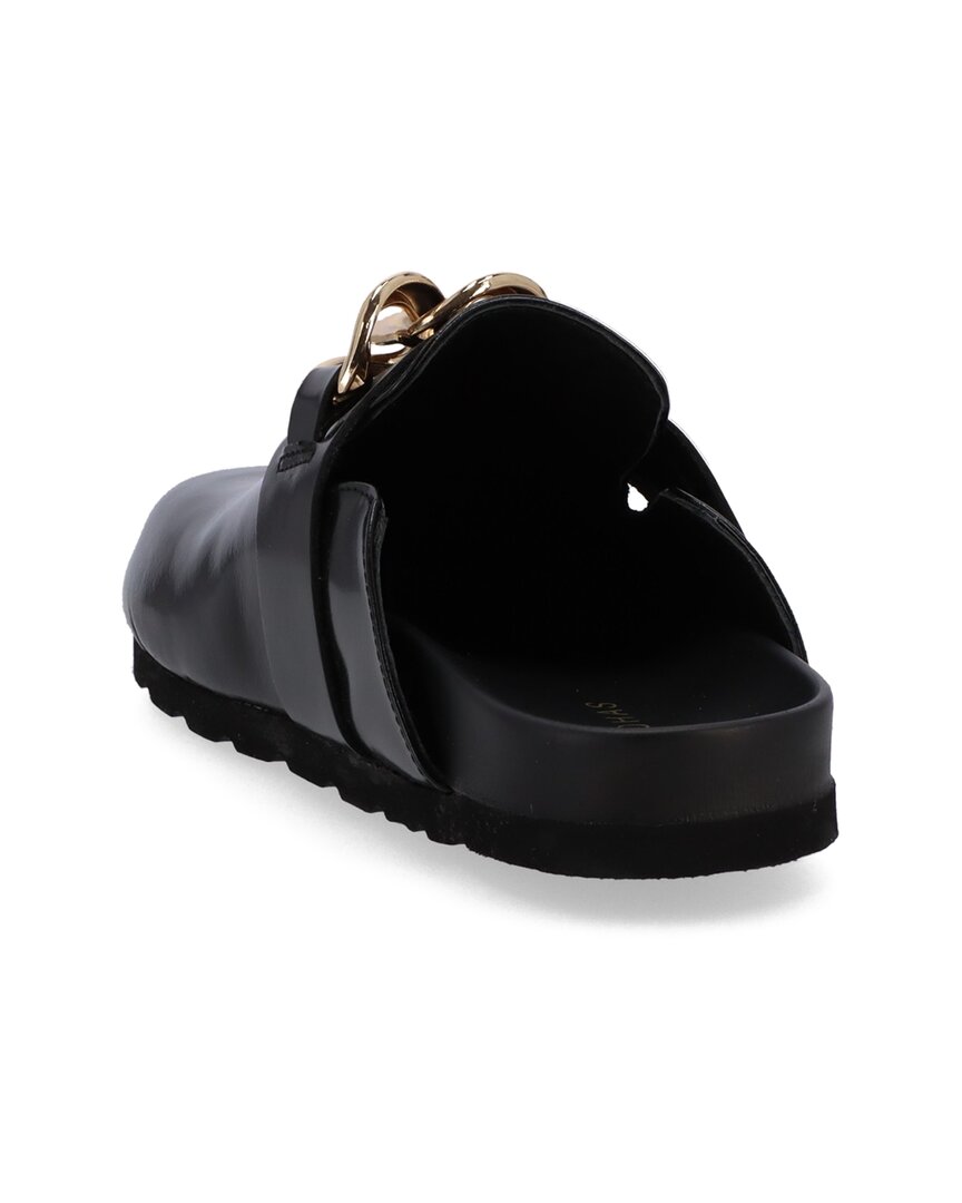 fireplace leather mule