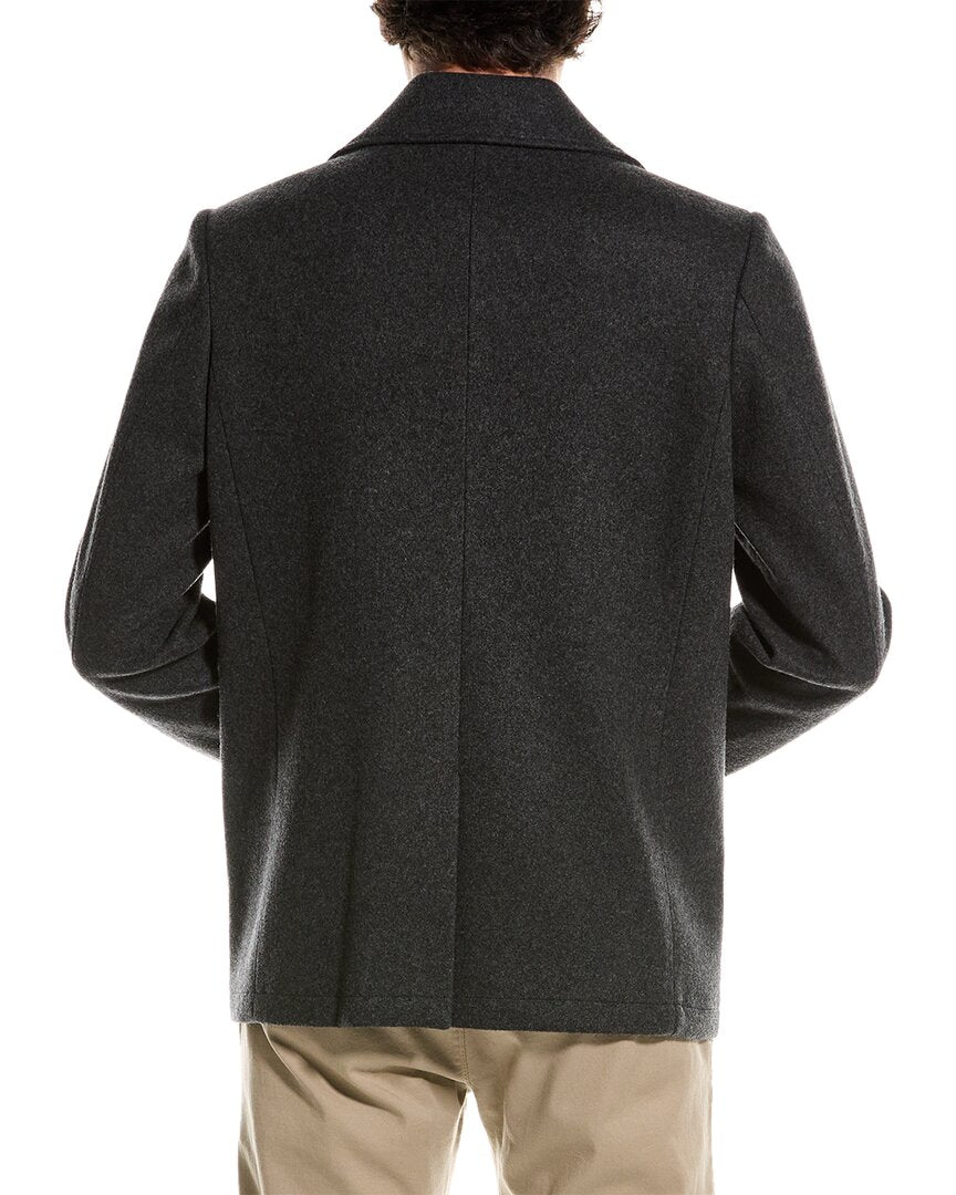 wool-blend coat