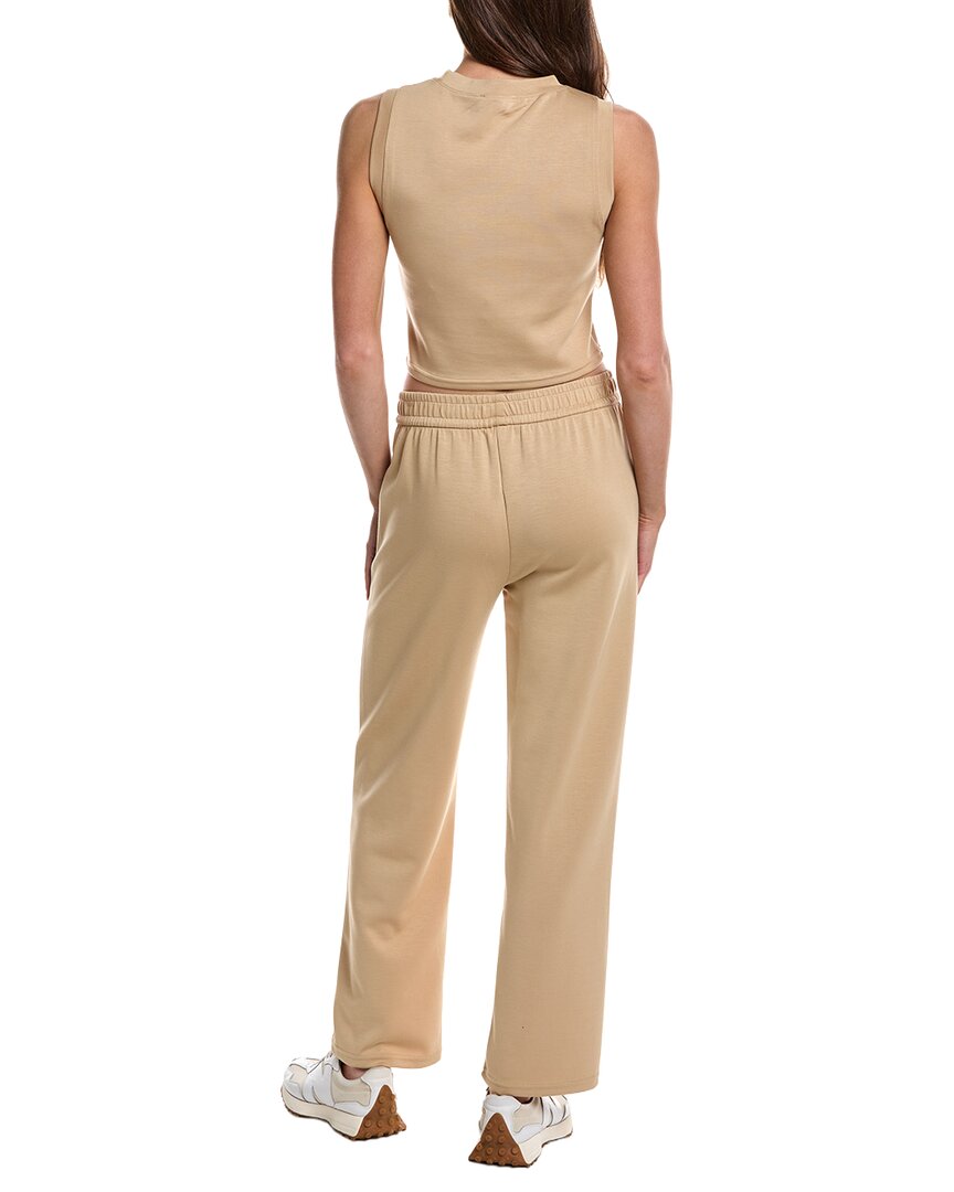 29in 2pc crop tank & wide leg pant lounge set
