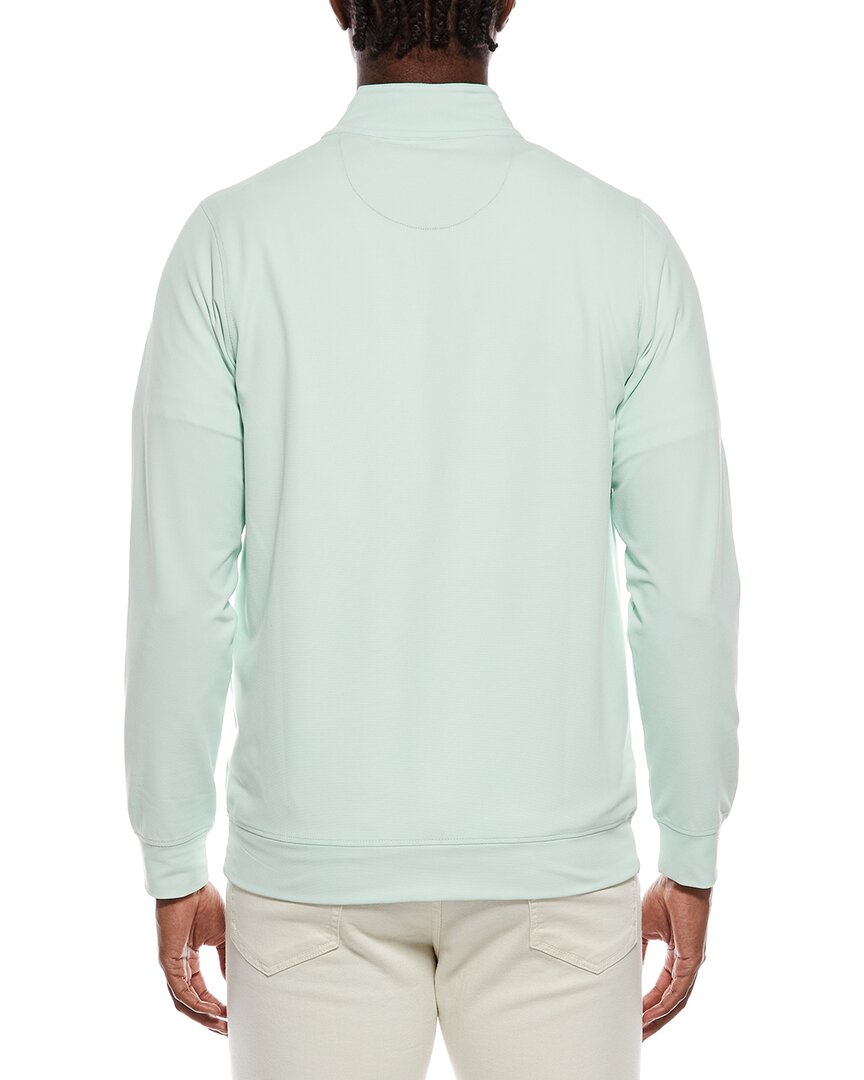 micro grid textured performance 1/4-zip pullover