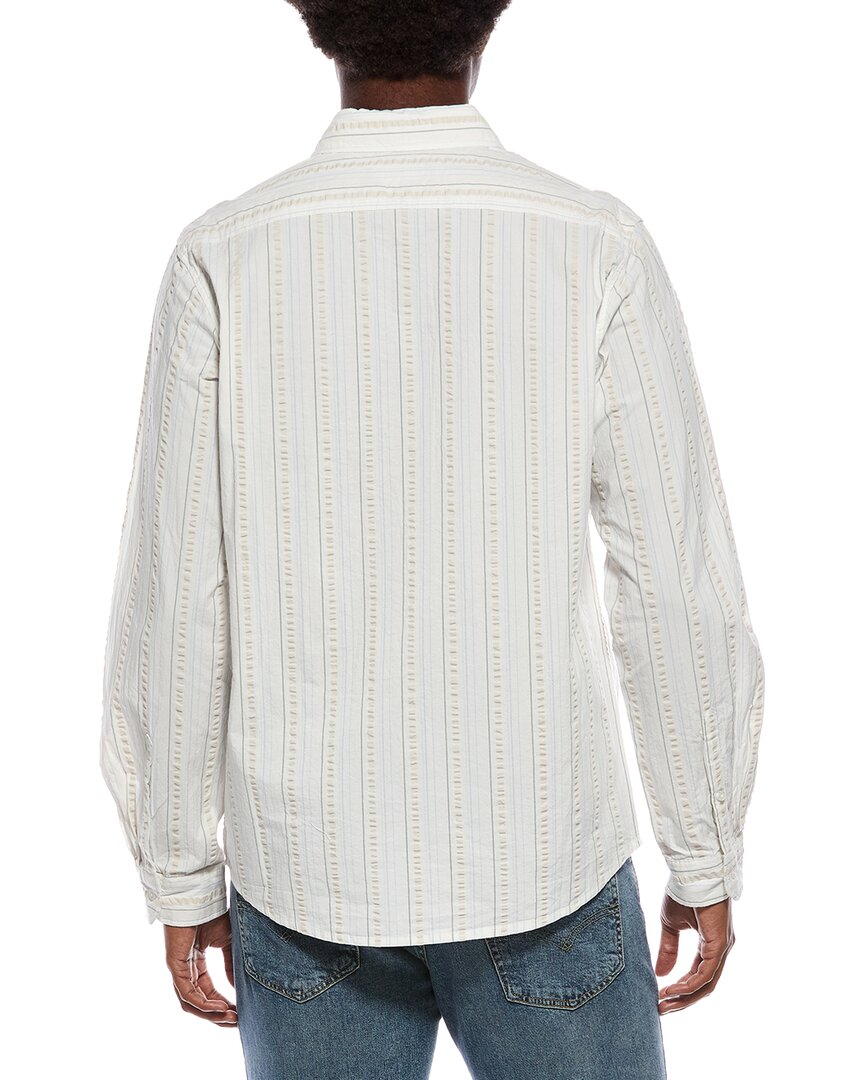 textured button shirt