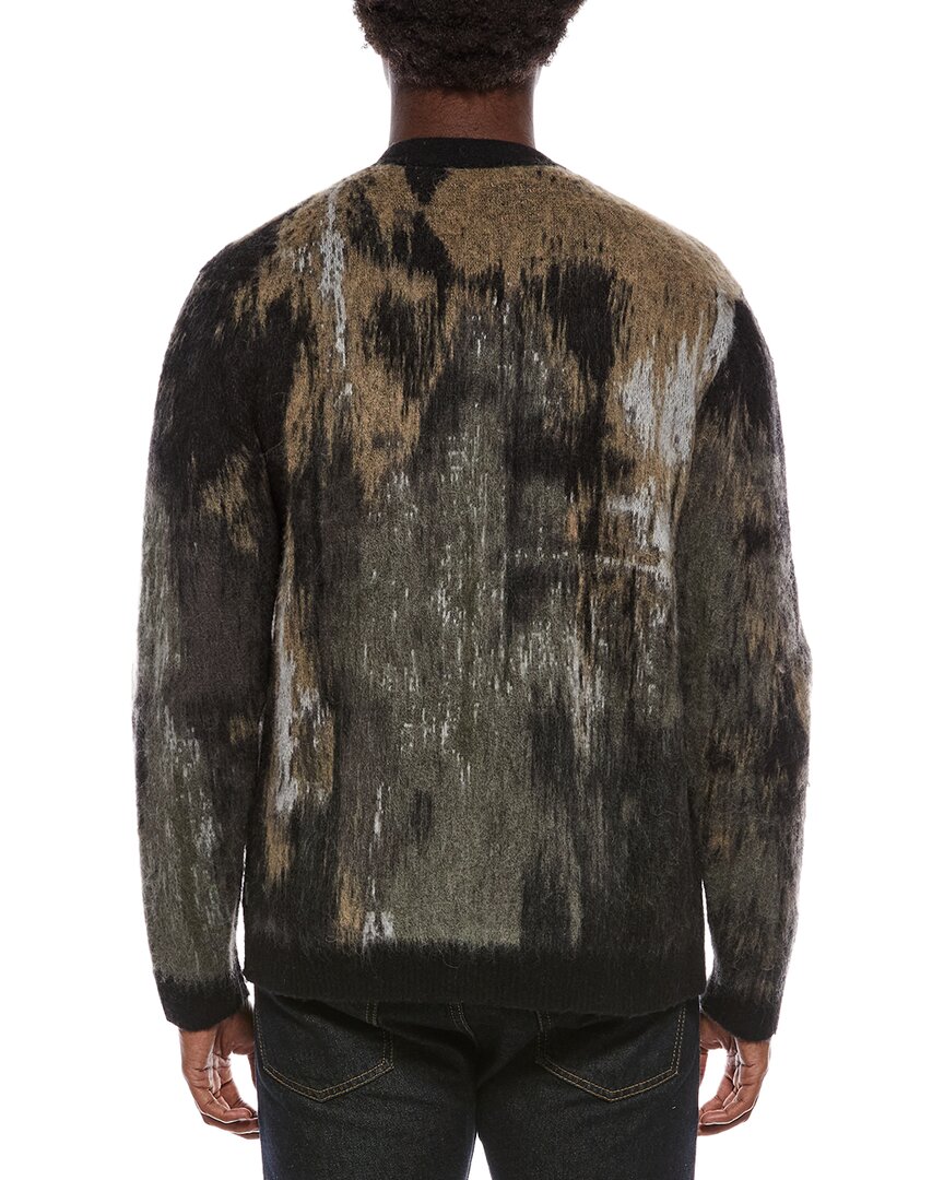 dio jacquard wool & alpaca-blend cardigan