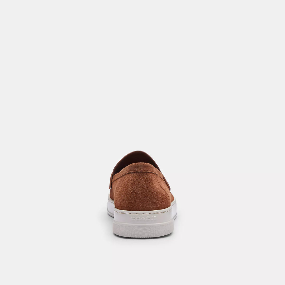 suede hybrid loafer