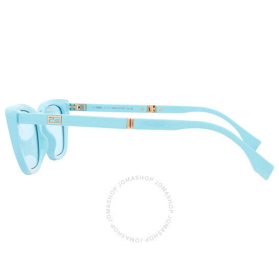Fendi, Blue Logo Folding Cat Eye Ladies Sunglasses