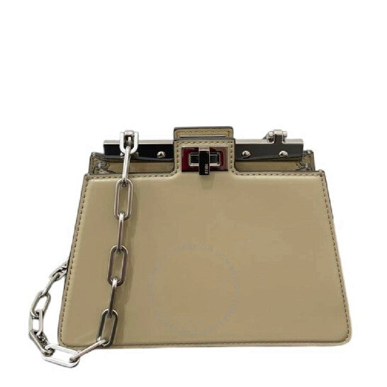 Fendi, Peekaboo Chain-Link Handle Bag