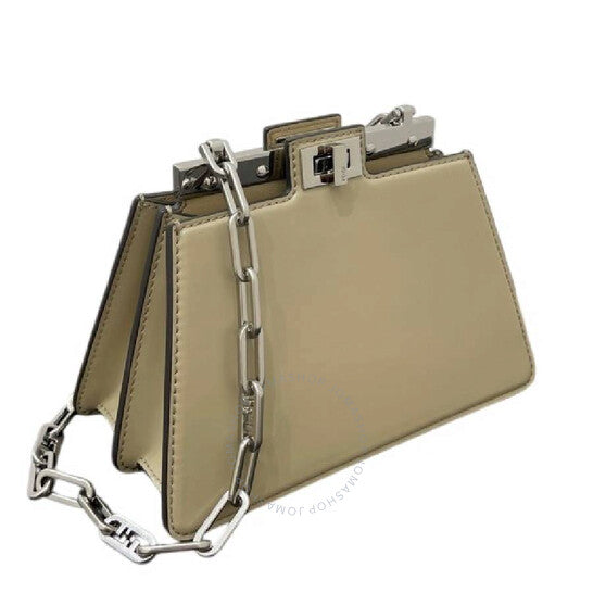 Fendi, Peekaboo Chain-Link Handle Bag
