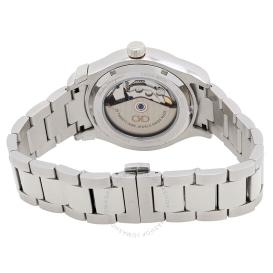 ساعة فيراغامو 1927 أوتوماتيكية للرجال بمينا أسود