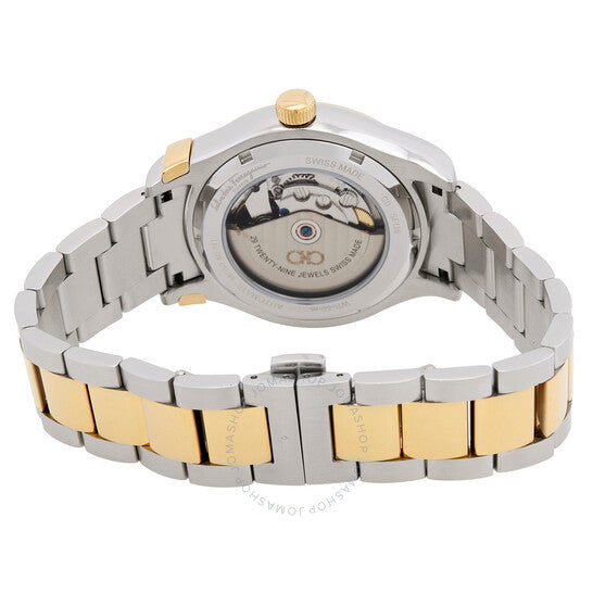 ساعة فيراغامو 1927 أوتوماتيكية للرجال بمينا أخضر