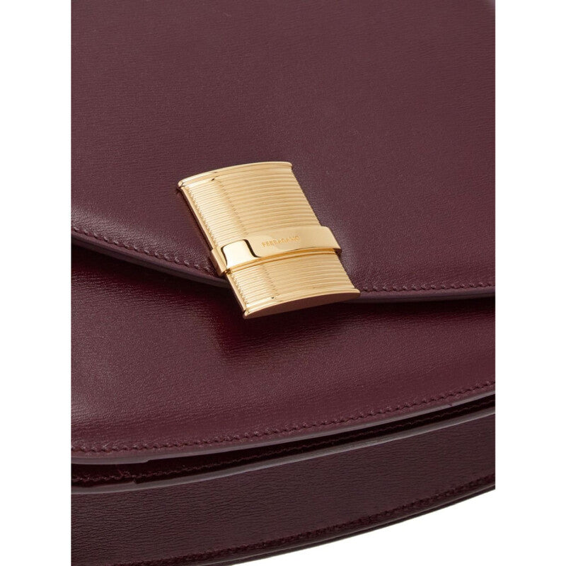 Asymmetric Leather Shoulder Bag