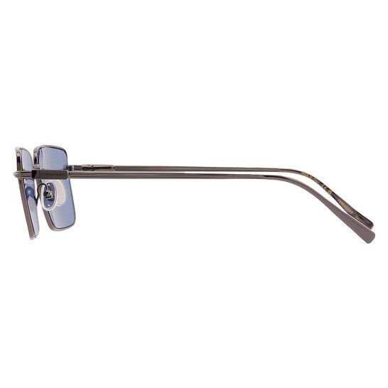Blue Rectangular Men's Sunglasses