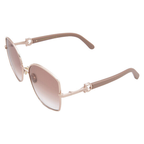 Brown Gradient Butterfly Ladies Sunglasses