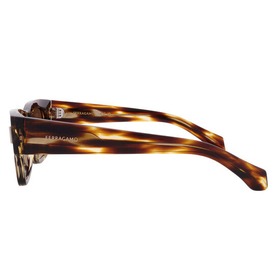 Brown Rectangular Men's Sunglasses