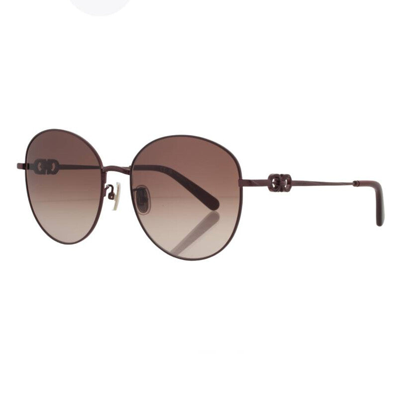 Burgundy Gradient Oval Ladies Sunglasses