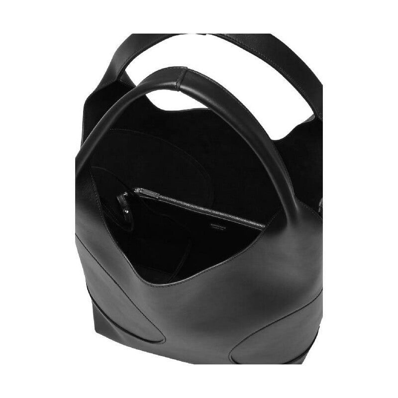 Cut-Out Detailing Hobo Bag in Black