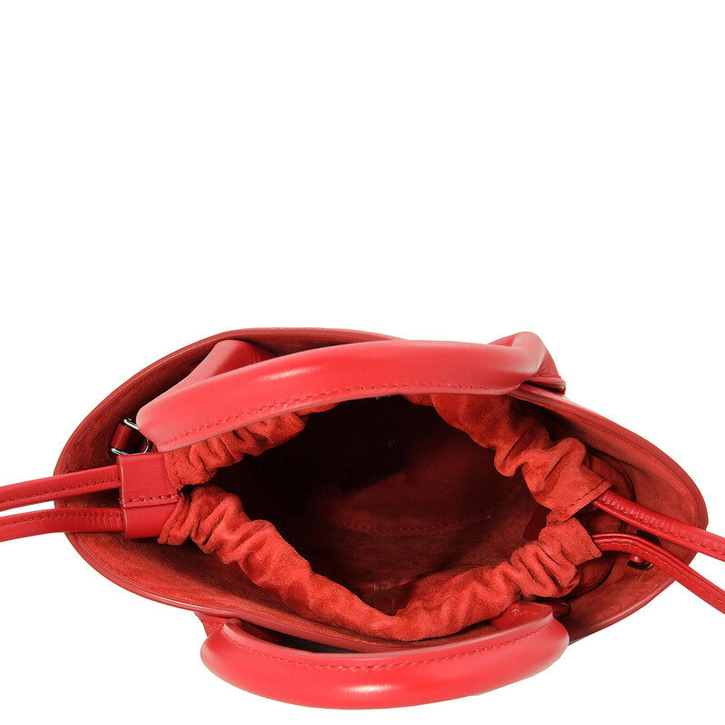 Cut-Out Detailing Leather Tote Bag