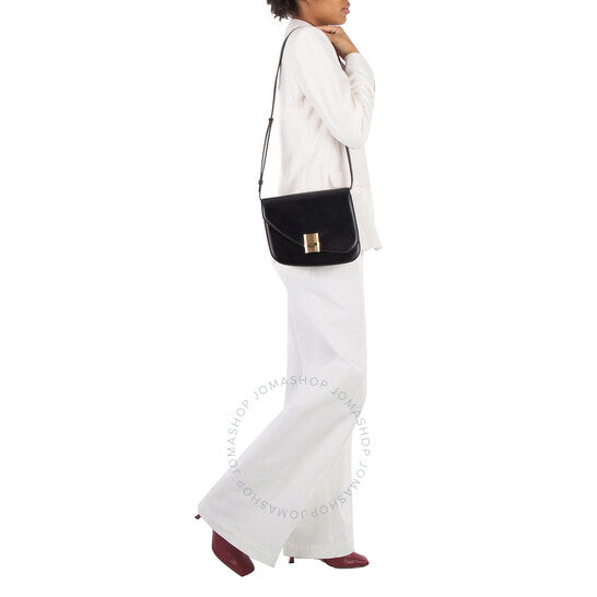 Ferragamo, Fiamma Small Leather Crossbody Bag