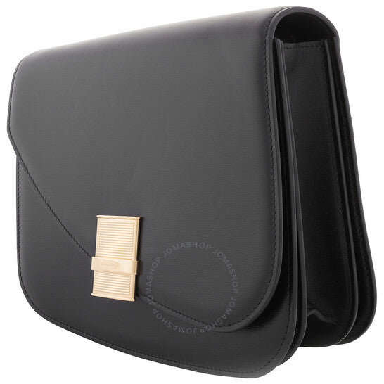 Ferragamo, Fiamma Small Leather Crossbody Bag