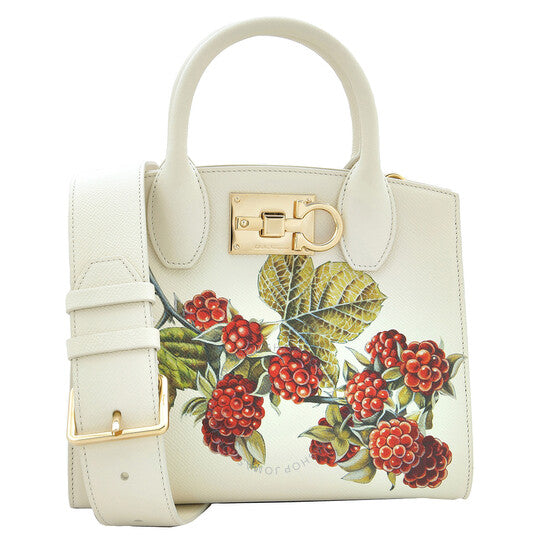 Ferragamo, Floral Print Studio Top Handle Box Bag