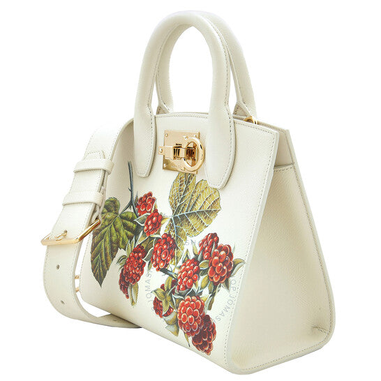 Ferragamo, Floral Print Studio Top Handle Box Bag