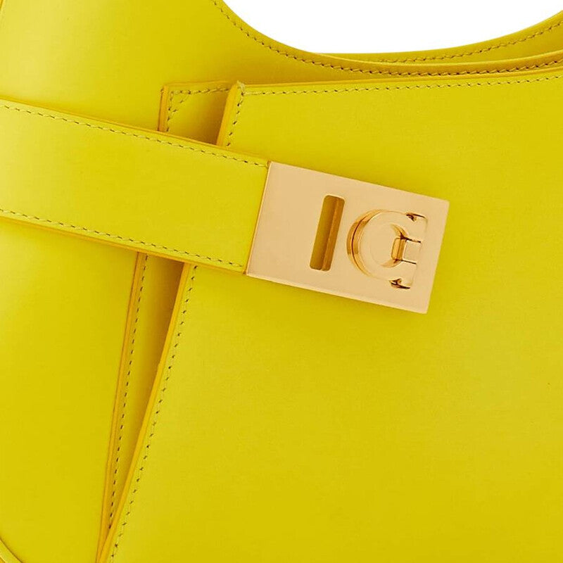 Gancini Medium Leather Shoulder Bag