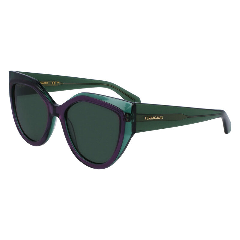 Green Cat Eye Ladies Sunglasses
