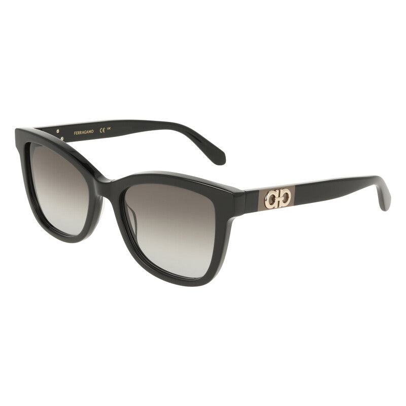 Grey Gradient Square Ladies Sunglasses