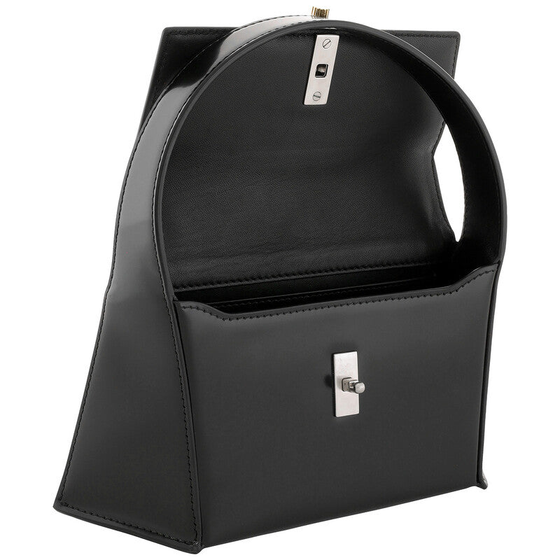 Mini Leather Geometric Bag