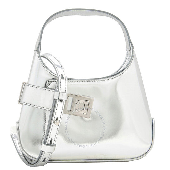 Ferragamo, Mini Metallic Arch Shoulder Bag