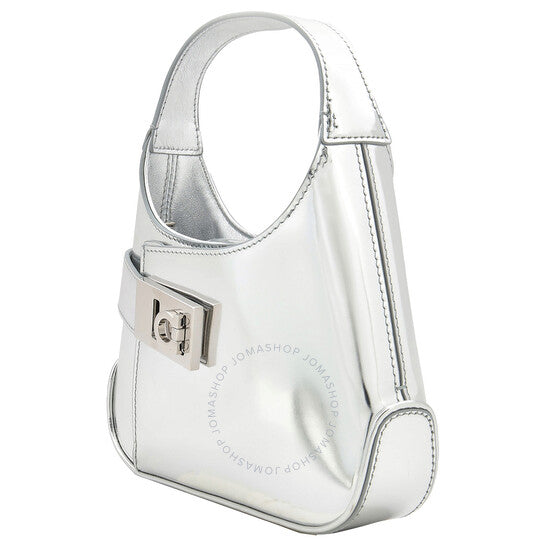 Ferragamo, Mini Metallic Arch Shoulder Bag