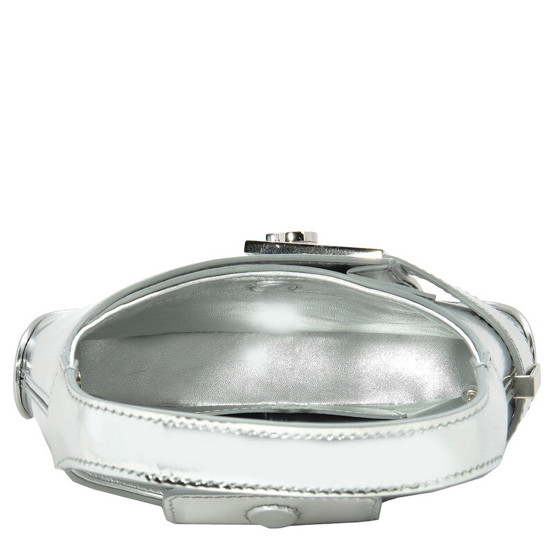 Mini Metallic Arch Shoulder Bag