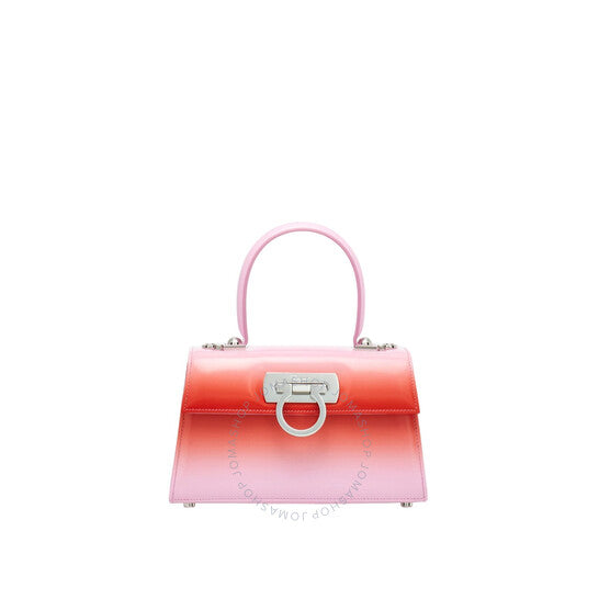 Ferragamo, Ombre Leather Iconic Top Handle Bag