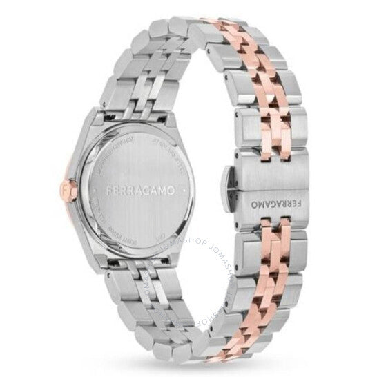 Ferragamo, Vega New Quartz Diamond Brown Dial Ladies Watch