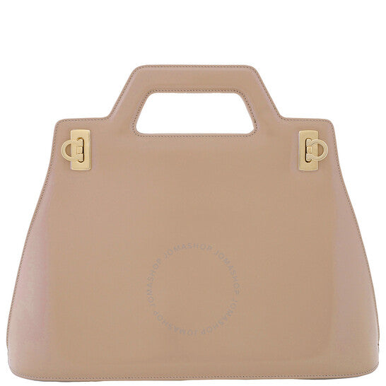 Ferragamo, Wanda Top Handle Bag - Beige