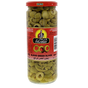 Figaro Sliced Green Olives 450 gm