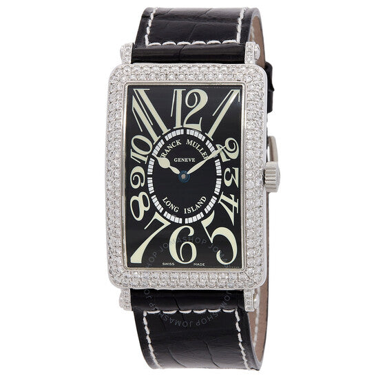 Franck Muller, Long Island Automatic Diamond Black Dial Ladies Watch