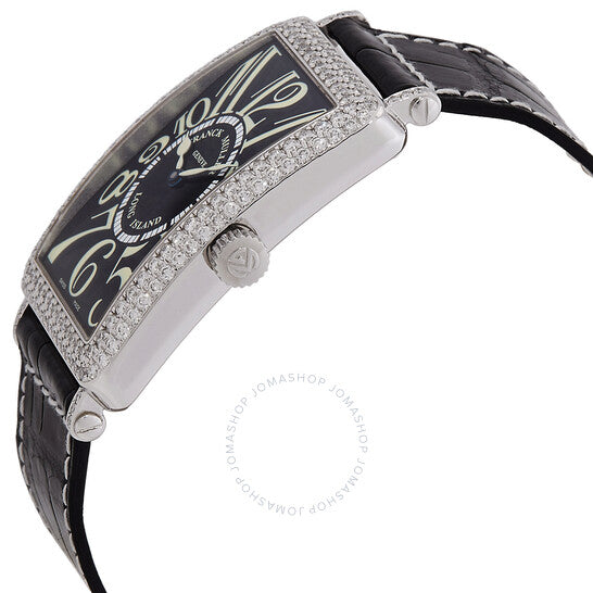 Franck Muller, Long Island Automatic Diamond Black Dial Ladies Watch