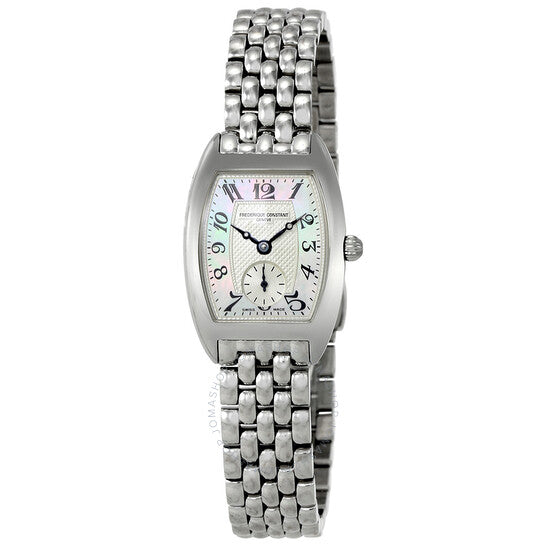 Frederique Constant, Art Deco White Dial Men's Watch