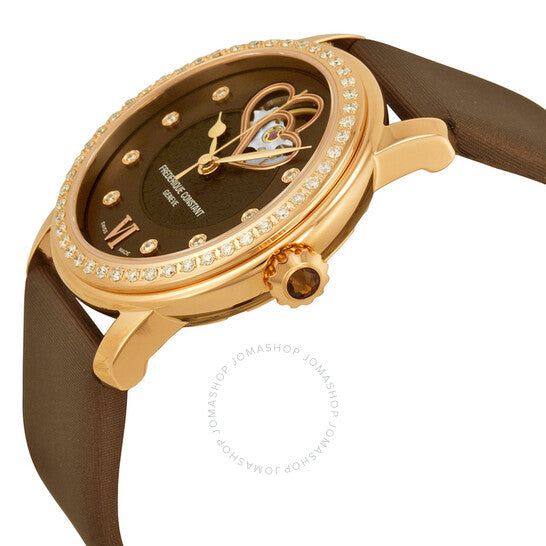 Frederique Constant, Automatic Double Heart Beat Diamond Ladies Watch 310CDHB2PD4