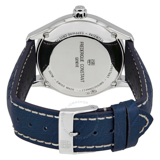 Frederique Constant, Blue Leather Horological Smart Men's Watch