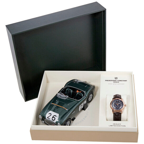 Frederique Constant, Classic Wolrdtimer Automatic Dark Grey Dial Men's Watch