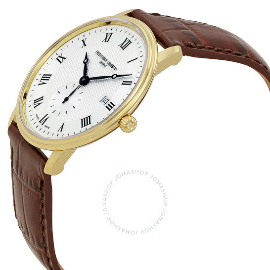 Frederique Constant, Classics Slim Line Silver Dial Men's Watch 245M5S5