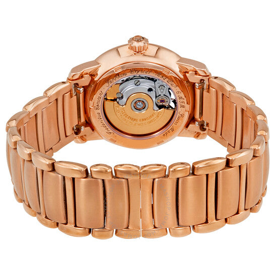 Frederique Constant, Double Heart Beat Brown Dial Automatic Ladies