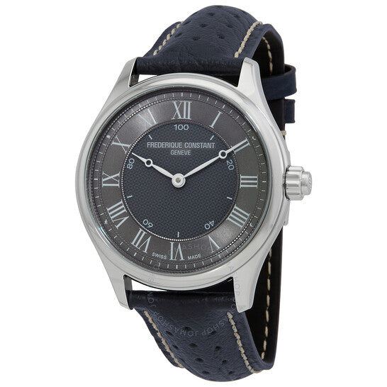 Frederique Constant, Horological Quartz Grey Dial Men's Smart Watch