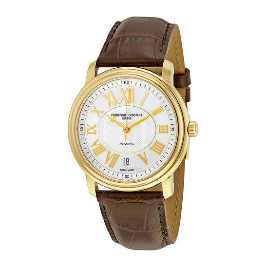 Frederique Constant, Persuasion Automatic Silver Dial Gold-Plated Men's Watch 303NM4P5