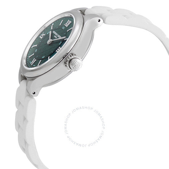 ساعة فريدريك كونستانت الذكية للسيدات، كوارتز، مينا خضراء